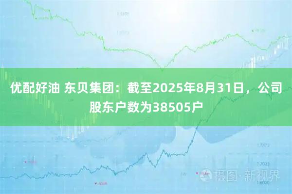 优配好油 东贝集团：截至2025年8月31日，公司股东户数为38505户
