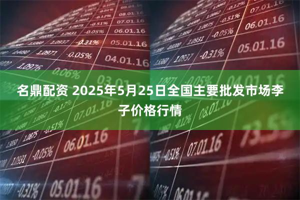 名鼎配资 2025年5月25日全国主要批发市场李子价格行情