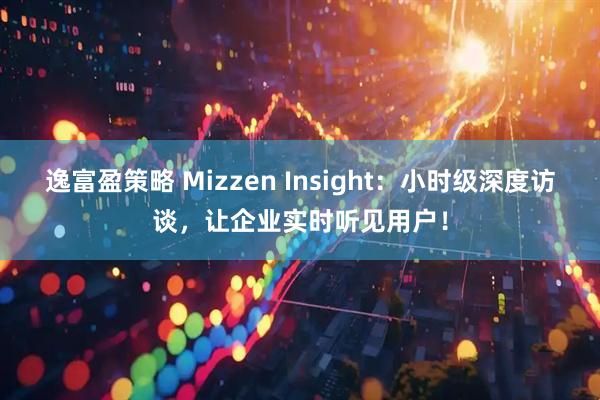 逸富盈策略 Mizzen Insight：小时级深度访谈，让企业实时听见用户！